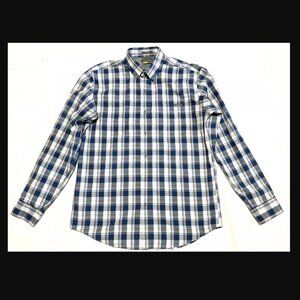 Eddie Bauer Men’s M Classic Fit Long Sleeve Button Down Casual Work Shirt Top
